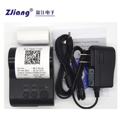 China Android/IOS Black And White Receipt Printer 58mm Thermal Blue Tooth Ticket Printer POS 5801 for sale