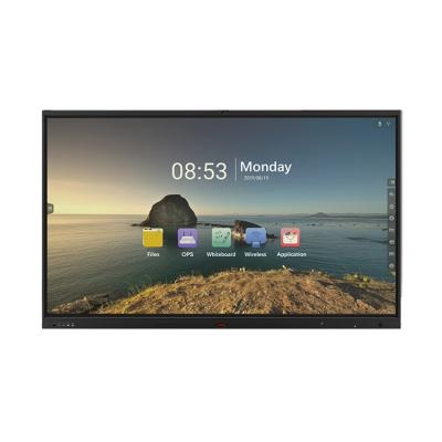 China 98 Inch 4K UHD Smart Board Led Interactive Flat Panel Touch Screen TV For Dual Video Conference System 98