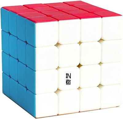 China Mini QY Toys Stickerless 4x4 Magic Cube 4x4 Speed ​​Puzzle Speed ​​Cube Smooth Cube Children Educational Toy for sale