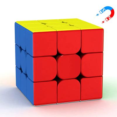 China Moyu magnetic calssroom RS3m magnetic cube, 3x3x3 speed magnetic cube in stickerless educational toys for sale