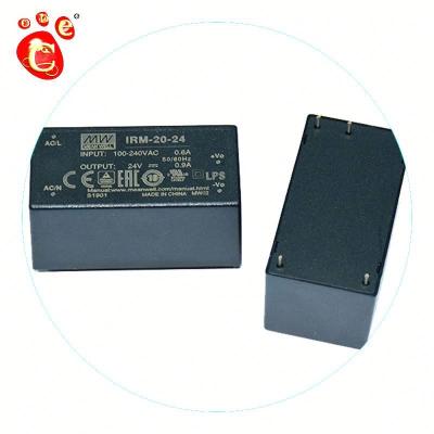 China Industrial IRM-20-15 PCB MOUNT GREEN POWER MODULE 20W 15V 1.4A AC-DC for sale