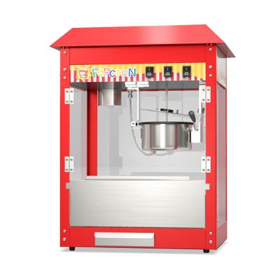 China Automatic Electric Commercial Popcorn Maker Machine Table Top Heating Popcorn Vending Machine Professional Popcorn Makers for sale