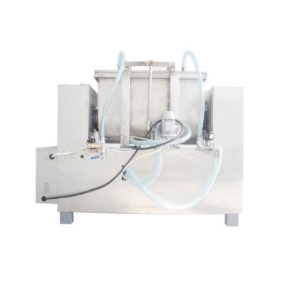 China Canner Factory 25 Kg 50 Kg 75 Kg Horizontal Industrial Vacuum Mixer Dough Cookie Dough Kneading Machine for sale