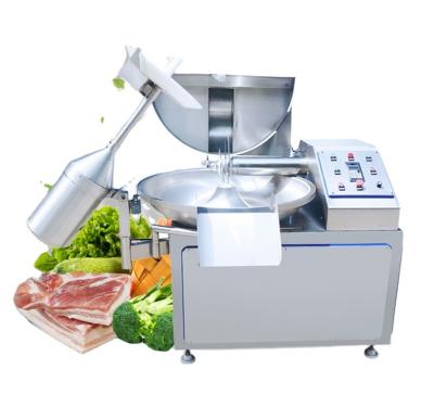 China High Enficiency Factory Directly Supply Electric Mincing Machine Grind Meat Machine Industrial Sausage Stuffing Meat Bowl Cutter for sale