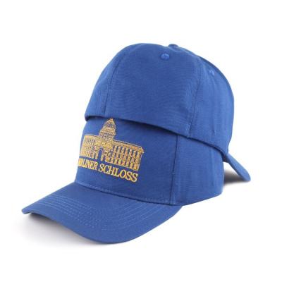 China COMMON Custom Blue 6 Panel Logo 5 Panel Embroidery Color Dad Hat Sport Hat Full Fitted Baseball Cap Fashion Baseball Cap for sale