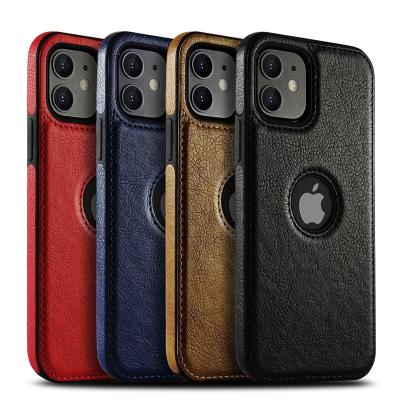 China Shockproof Phone Cases With Logo Hole Luxury Fashion Brand Mobile Phone Leather Case For Apple iPhone 14 11 12 13 Pro Mini Max for sale