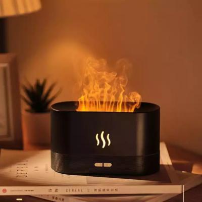 China Feel New Comfortable Flame Aroma Diffuser USB Fire Humidifier 3D Essential Oils Fire Flame Effect Fire Diffuser for sale