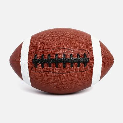 China Customs Extra Handle High Quality Size 6 9 PU Foam American Football Rugby Ball For Professional Match for sale