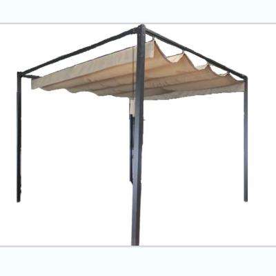 China Easily Assembled Gazebo Outdoor Pergola Rooftop Tent Retractable Pergola for sale