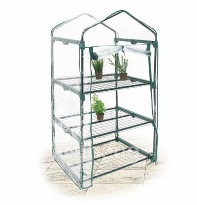 China Factory Direct Mini Greenhouse Easily Assembled Planter Gardens With Shelves Small Greenhouse Plastic for sale