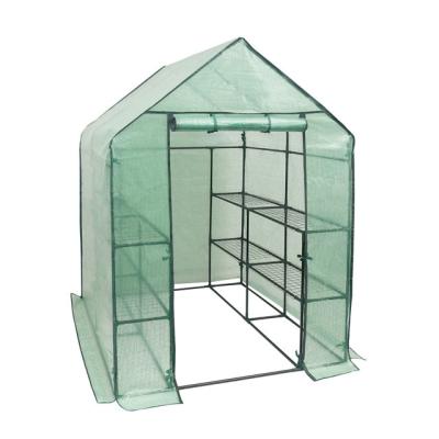 China Hot Selling Easily Assembled Walk In Greenhouse Portable Greenhouse Garden Flower Walk In Small Green Houses Garden Greenhouses for sale