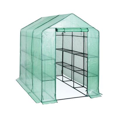 China Wholesale Cheap Easily Assembled H210xW250xL175 Garden Greenhouse Garden Greenhouse For Seeding Growth Walk In Greenhouse Garden Shed for sale