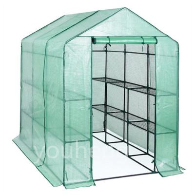 China Easily Assembled Garden H195xW143xL215 2021 Agriculture Greenhouse Steel Fram Walk In Greenhouse Other greenhousee greenhouse with low price for sale