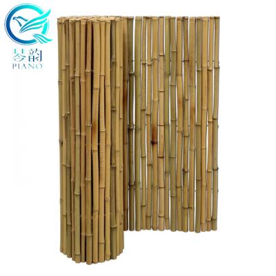 China Easily Collected Singer High Quality Bamboo Fence Artificial Bamboo Garden Fencing Panels Fence For Sale for sale