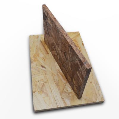 China Farm OSB Flakeboards Laminated Chip Board Melamine Waterproof For Wood Sale for sale