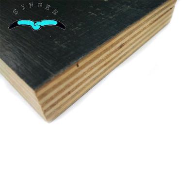 China Concrete Construction Formwork 4X8 18mm Standard Size Shuttering Concrete Film Anti Slip Pine Construction Formwork Wooden Pallet Wrapping Film Faced 1220x2440 E0 for sale