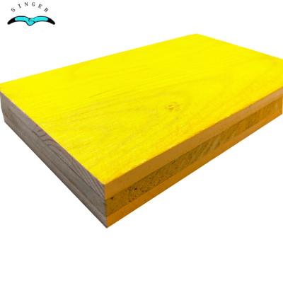 China Construction concrete CE passed pine core 3 ply formwork panel / QINGE LEONKING doka like formwork panels manufacture for sale