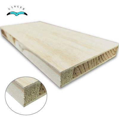 China 1220x2440mm modern birch plywood faced pine core block board 18mm for furniture for sale