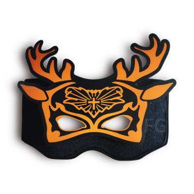 China Sound Activated Antler Pattern Sound Controlled EL Mask Halloween LED Mask Pattern Support Customization for sale