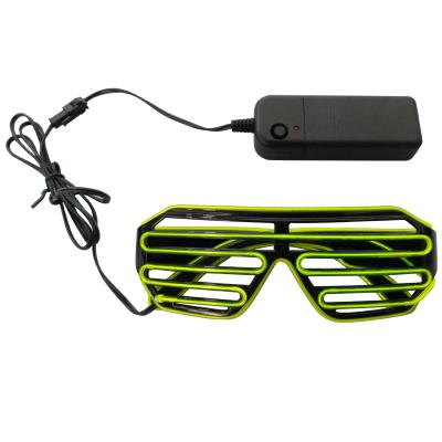 China Ideas 2021 New Products PVC Neon Light Led Party Glasses 10 Clear Colors Led Light Glasses for sale