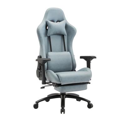 China Custom Logo Ergonomics PC Computer Chair Luxury High Waist Swivel Gaming Back Adjustable Chair for sale