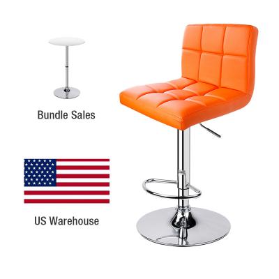 China 2022 Modern Kitchen Island Hot Sale Customized Swivel Bar Stool Height Adjustable Bar Chair for sale