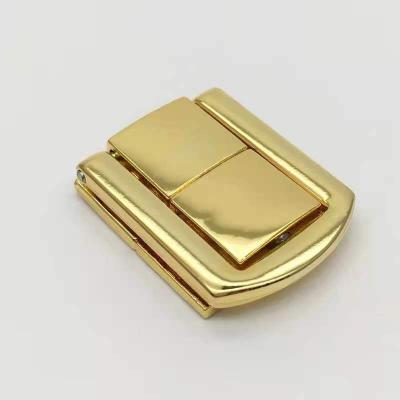 China Small wooden gold plated lock for wooden boxes for sale