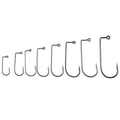 China High Carbon Steel Jig Hook 90 Bend Jig Fishhook Jig for sale