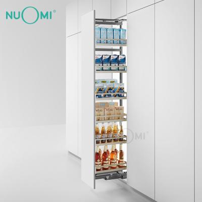 China Universal Grand Opening NUOMI Champagne Rose Series Cabinet Revoling Double Unit Soft End In Kitchen for sale