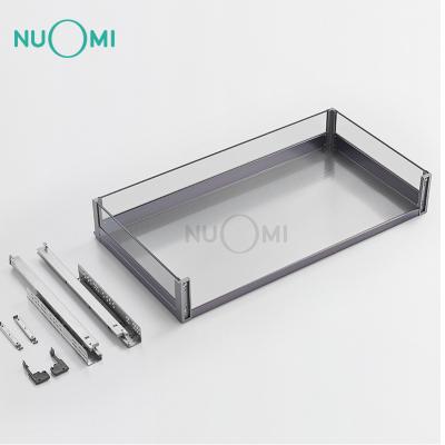 China Under Kitchen Sink Cabinet Slide Basket NUOMI Series Modern Sideboard Three Side Pull-Out Basket for sale