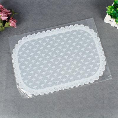 China Viable clear food grade 4color cactus print custom kids printed plastic pp place mat table place mat for sale