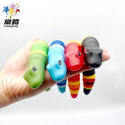 China Relieves New Design Worry Color Decompression Relief 2022 Finger Hot Snake Effort Multi Color Worry Worm Sensory Jointed Worm Snails Occupant Snake for sale