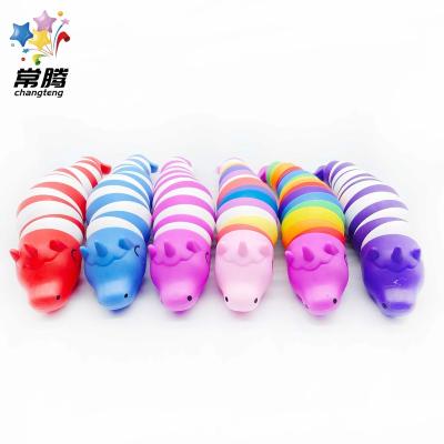 China Relieves worry newcomer slug dolphin fur seal fidgety person sea animal 3d finger twist toys slug fidgety person toy other novelty and gag toys for sale