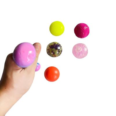 China 2022 hot Tiktok soft toy a combination of three balls of different materials squeeze toys Toy Sensory Box Toys squishy ball relaxation for sale