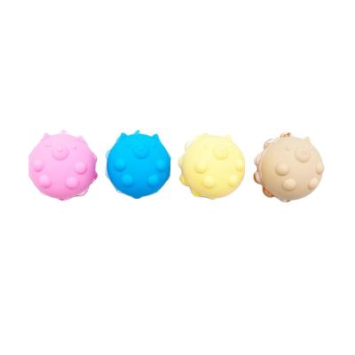 China 2022 New Hot Eco-friendly Material Other Hedgehog Decompression Ball Silicone Child Bath Bubble Toy Stress Relief Mini Squeeze Toys Sensory Figit Toys for sale