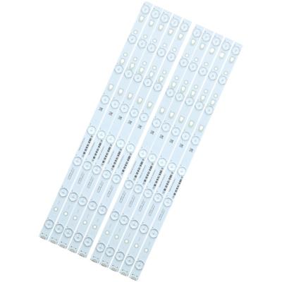 China New Repair 10PCS/Set LCD TV Backlight LED Strip 48inch 8 Led LED48D8-03(D) PN: 303480082200 For Haier LE48A30G LE48A30N LE48AL88C88 LE48A31 for sale