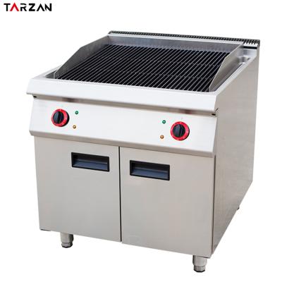 China Non Smoking Grill Cabinet Lava Rock Electric Griddle For Commercial Sale Stainless Steel Cooking Appliances for sale