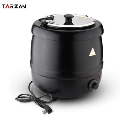 China Catering equipment serving 10L restaurant chafing dish stainless steel soup warmer electric soup buffet pot for sale for sale