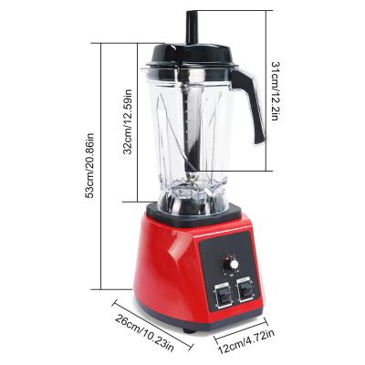 China Hot Sale 2L Multifunctional Industrial Milkshake Ice Blender Machine For Pastry Juicer Electric Blender Blender for sale