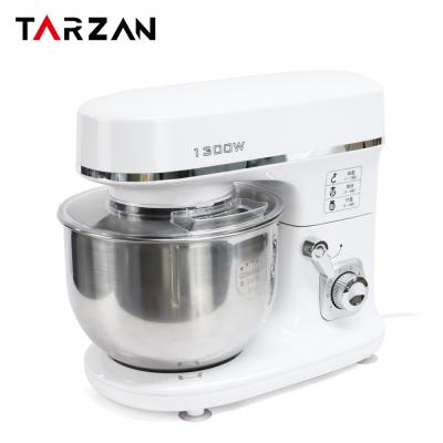 China Electric Beater Ejector Button Multifunctional 5L Bowl Cake Mixer Machine Bakery Machines With Spare Parts for sale