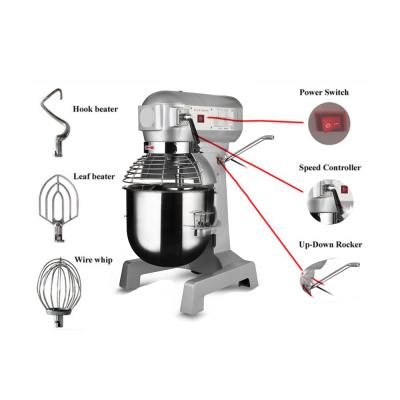 China Best Selling Planetary Bakery Kitchenaid Food Powder Mixer Machine For Cake Flour Preparation for sale