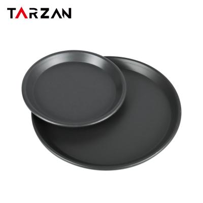 China Viable 6-8 Inch Aluminum Alloy Non-Stick Pizza Making Tray Bake Pan Pizza Pan Bake For Pizza Oven Use for sale