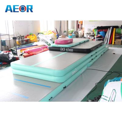 China Hot Selling Wire Drawing Fabric Mat Gymnastics, Inflatable Air Track Sport Game Gymnastic Mats, Inflatable Yoga Loading Mats for sale