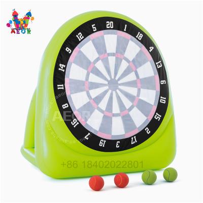 China Quick and Easy Setup Magic Ties Inflatable Sticky Foot Dart Soccer Dart Game Family Sport Aufblasbare Kick Darts for sale