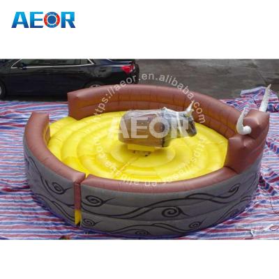 China PVC waterproof inflatable mechanical bull ride for sale, inflatable mechanical bull for rent for sale