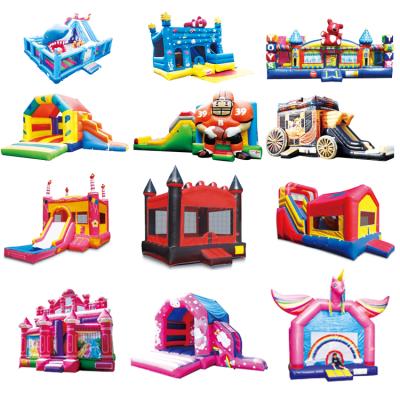 China Best 0.55mm PVC Tarpaulin Cheap Inflatable Bouncy Castle Aeor Inflatable Jumping Castle For Sale, Inflatable Slide Castle for sale