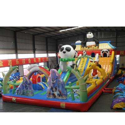 China Plato 0.55mm PVC Cartoon Theme Bouncy Castle China Inflatable Kids Play Ground Inflatable Jumping House for sale