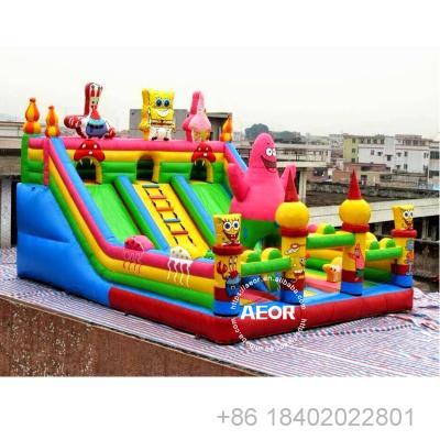 China Plato 0.55mm Commercial PVC Aeor Bouncy Bouncy Castle Other Amusement Park Products Inflatable Bouncer for sale