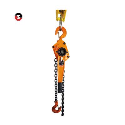 China Large Capacity 440mm Hmin Clear Key Lever Ratchet Chain Block Hoist HSH-VA for sale