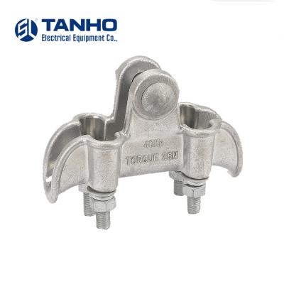 China Aluminum Alloy Suspension Clamp / High Voltage Transmission Line Hardware Fittings for sale